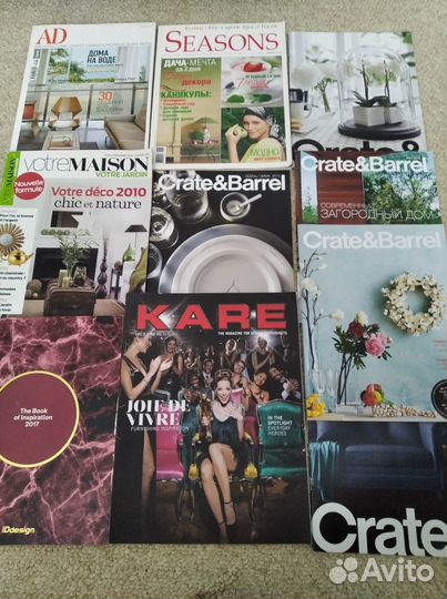 Журналы по интерьеру и каталоги мебели