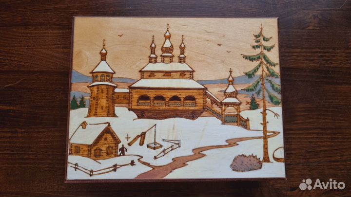 Шкатулка деревянная СССР