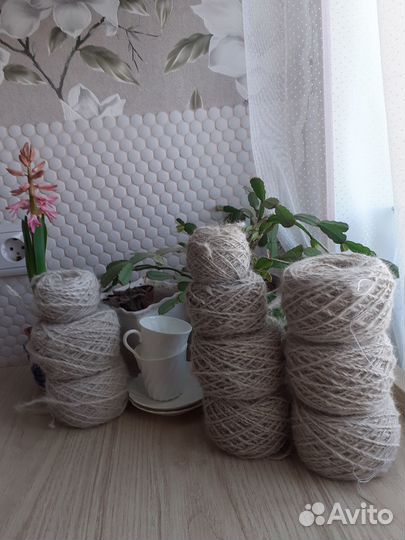 Прядение шерсти собак