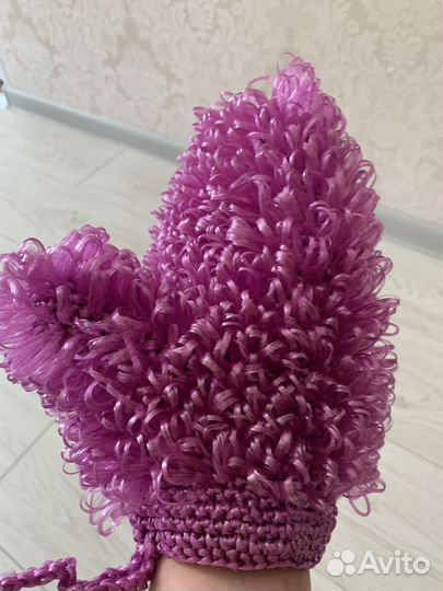 Мочалка варежка