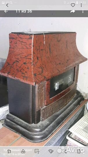 Печка камин газовая
