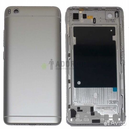 Задняя крышка для Xiaomi Mi5s серебристая