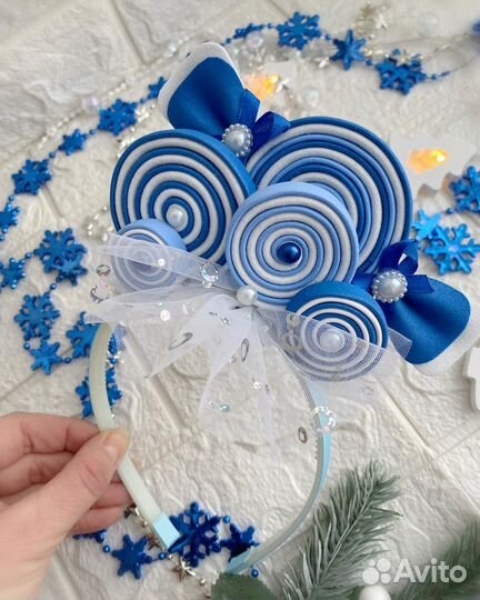 Новогодние ободки 