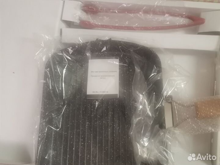 Сковорода гриль 34 х 24 Щипцы в подарок