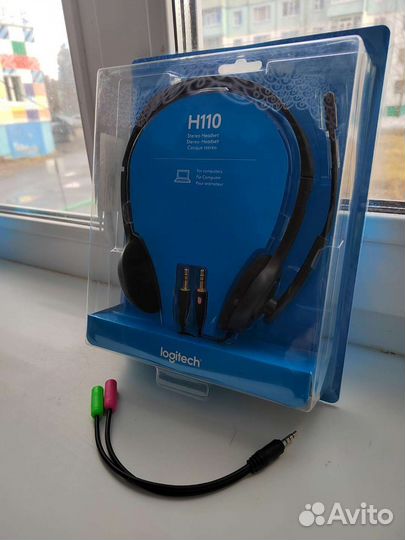 Наушники с микрофоном Logitech H110