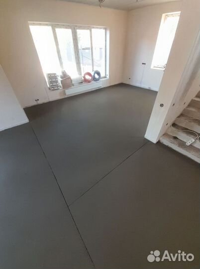 Полусухая Стяжка Пола под ключ