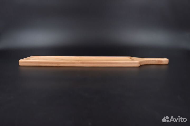 Блюдо с ручкой Катунь, прямоугольник, D-39.5 см К