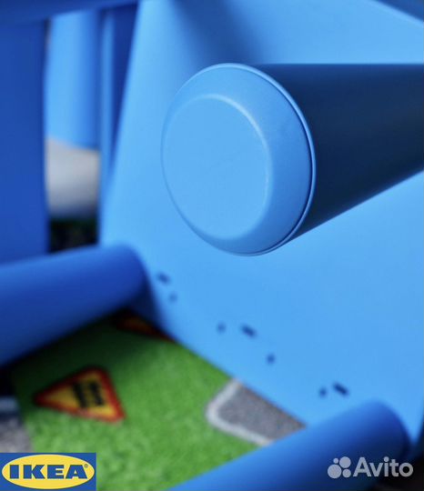 Стул синий икеа Маммут