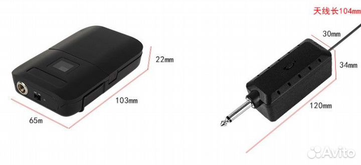 Радиомикрофон 2 головных передатчика + приемник