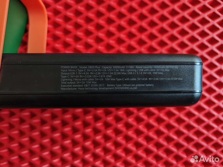 Power bank 30000 mAh, новый, супер быстрая заряд