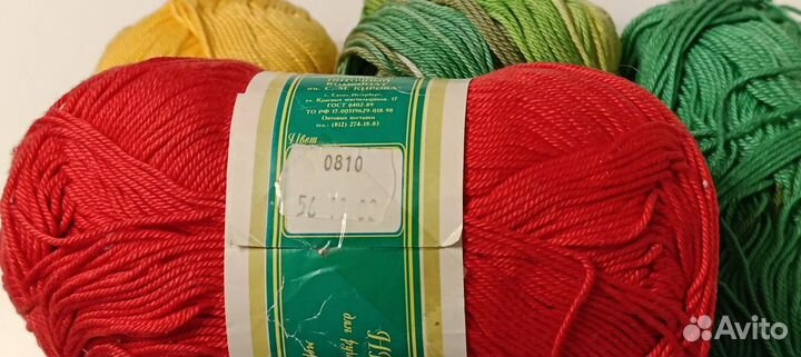 Нитки для вязания хлопок