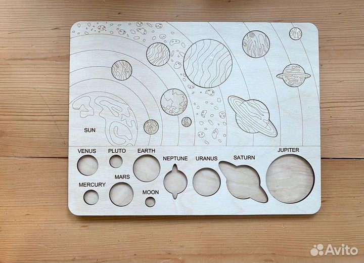 Пазл-вкладыш «Солнечная система»