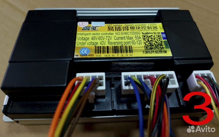 Контроллер /48-60v/ /60-72v 40а-60а синусный
