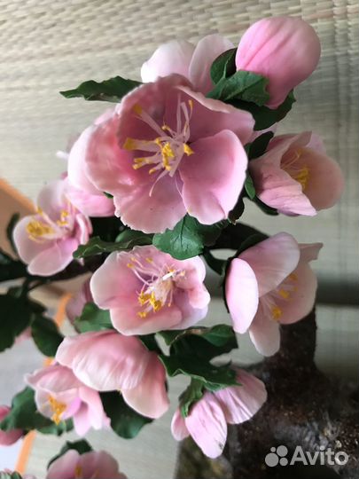 Дерево Бонсай хенд-мейд из холодного фарфора