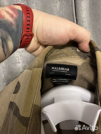 Куртка рубашка pull & bear