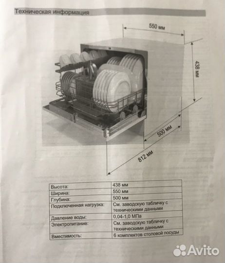 Посудомойка Candy на гарантии