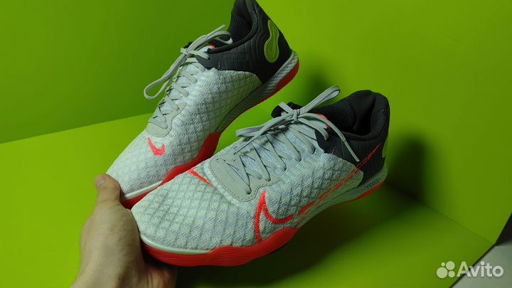 Футзалки nike gato grey elite