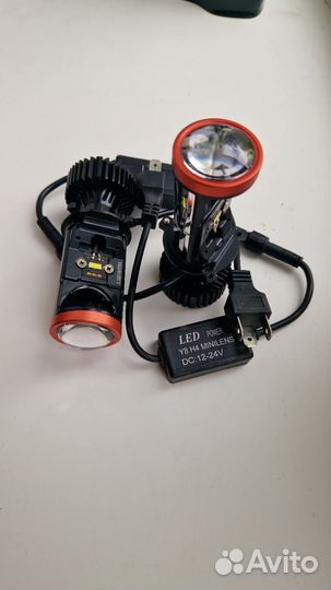 Светодиодные лампы LED h4 с линзой