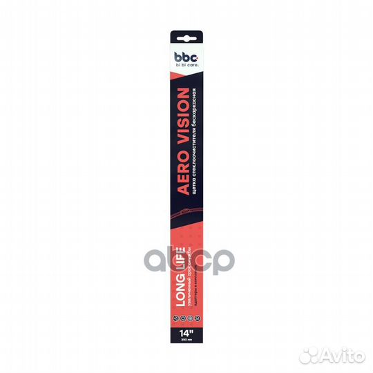 Щетка стеклоочистителя бескаркасная (адаптеры в