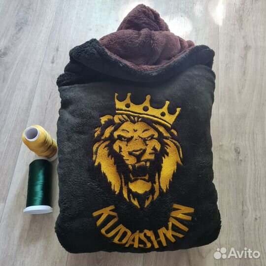 Именной махровый халат