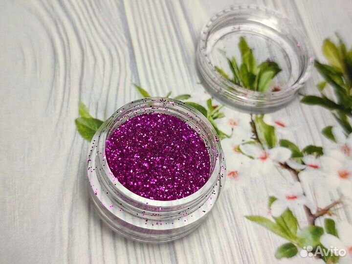 Блестки для маникюра