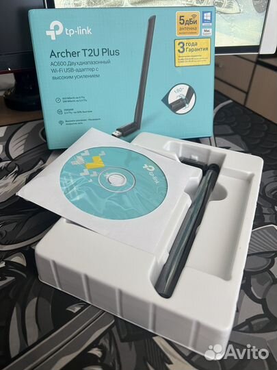 Usb wifi адаптер TP-link Archer T2U Plus