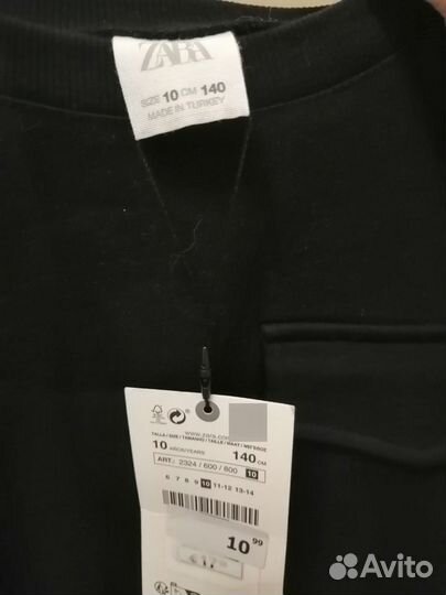 Платье новое Zara для девочки 140