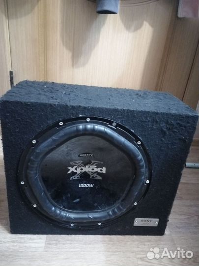 Сабвуфер Sony xplod 1000w