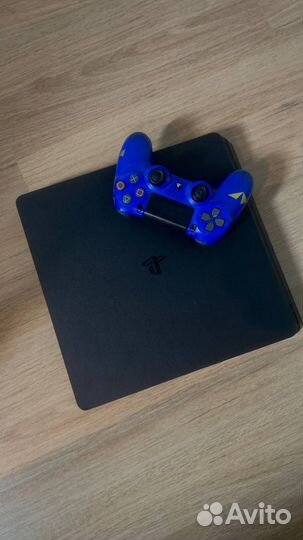 Sony ps4 slim 500 gb пс4 слим + джостик + игры