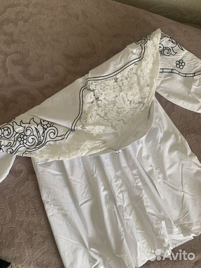 Рубашка Туника с кружевом