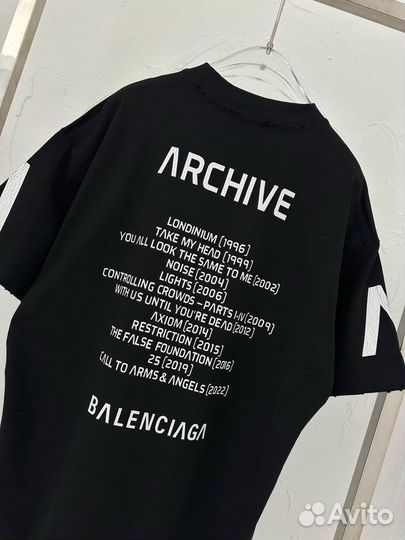 Balenciaga футболка оверсайз (коллекция 2024)