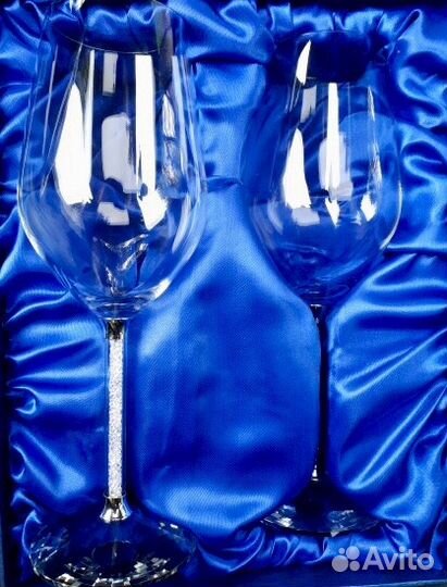 Бокалы (фужеры) для свадьбы, 2 шт