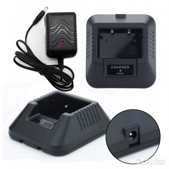 Зарядное устройство Baofeng uv-5r стакан + адаптер