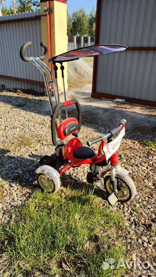 Велосипед 3х колесный с родительской ручкой