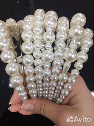 Жемчужный ободок новые