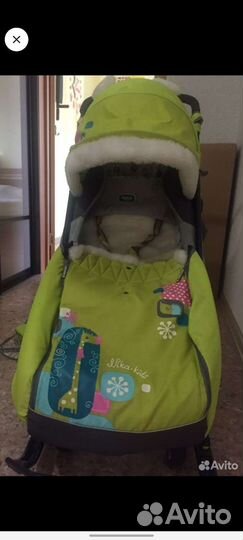Детские санки коляска бу