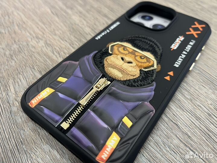 Чехол Nimmy на iPhone15 pro max модная гарила