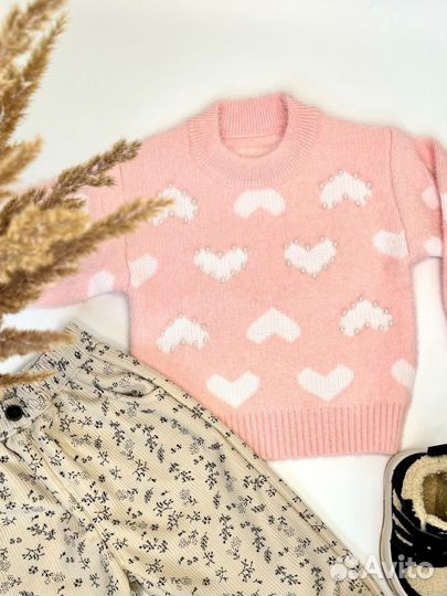 Свитер для девочки 92 98 104