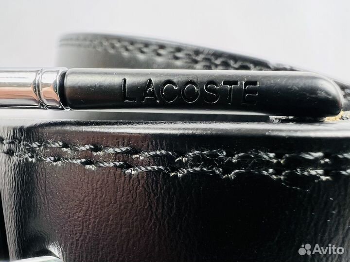 Ремень мужской кожаный Lacoste