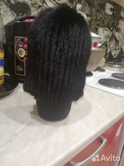 Шапка норковая женская