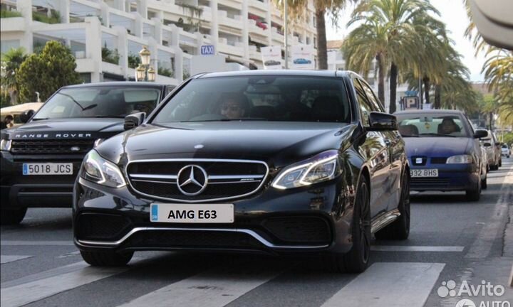 Молдинги переднего бампера W212 E63 AMG