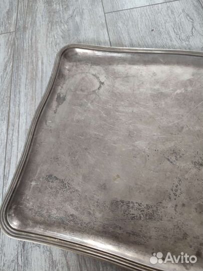 Поднос старый, середина 19 века