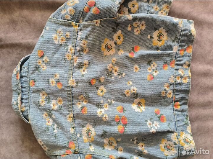 Джинсовая куртка для девочки 92 2 года