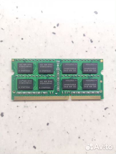 Оперативная память ddr3 8gb sodimm 1600 mhz