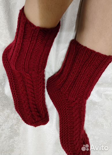 Носки женские вязаные ручной работы(39-40)