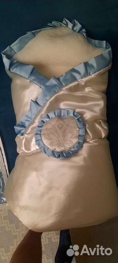 Конверт на выписку для мальчика зимний