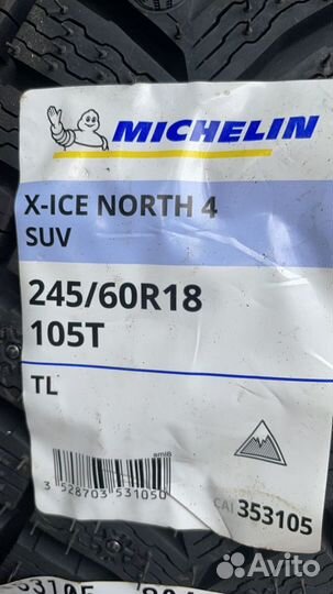 Michelin X-Ice North 4 SUV 245/60 R18 105T