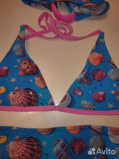 Купальник для девочки с банданой