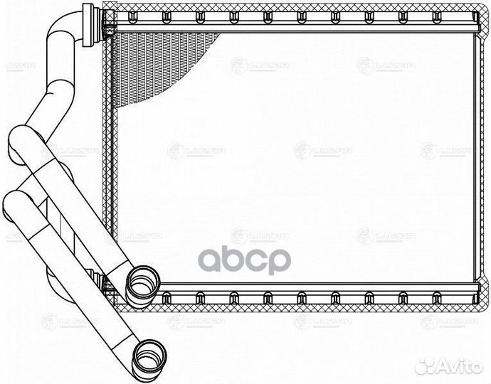 Радиатор отопителя для а/м Kia Optima (15) LRH