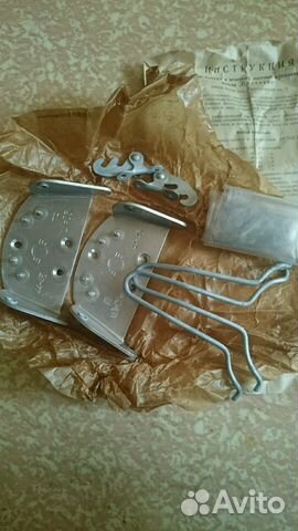 Крепления лыжные ретро